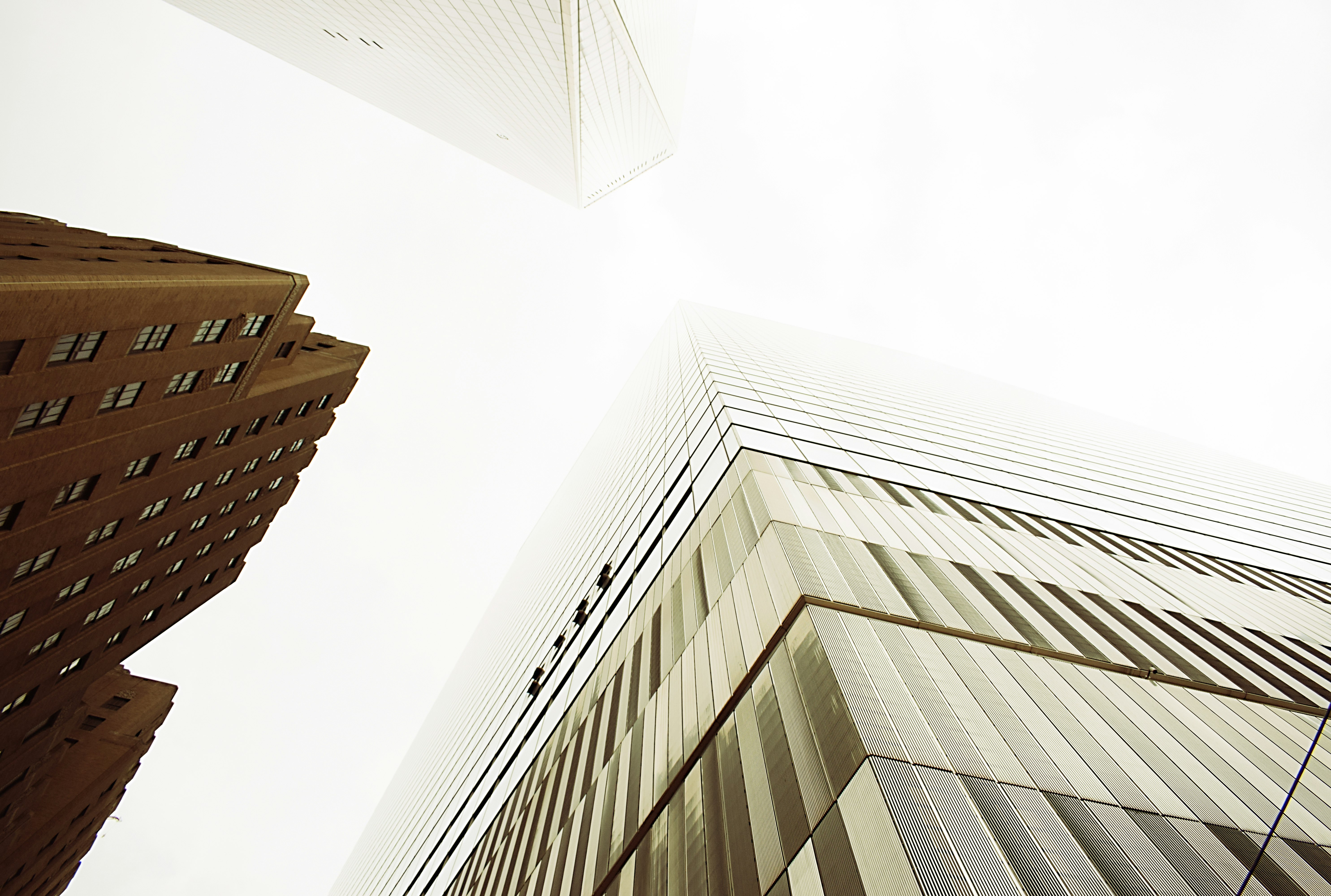 low angle photography of high rise building